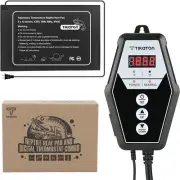 New Reptile Heating Pad Digital Thermostat Combo Set Under Tank Heater Mat