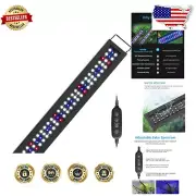 Adjustable Full Spectrum LED Fish Tank Light with Timer for Freshwater Aquariums