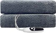 Electric Heated Mattress for Bed Heating Blanket - Electric Underblanket,9 Heat Levels&1-12h Timer Settings,Dual Control
