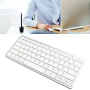 Wireless Keyboard Mini 78 Keys Ultra Thin Portable White Computer Keyboards SPM