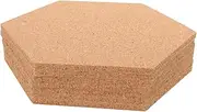 SHOWERORO Self-Adhesive Decorative Cork Boards Small Cork Board Pushpins for Wall Office Photo Display