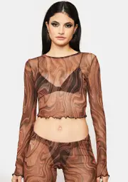 Reflect On Me Mesh Top