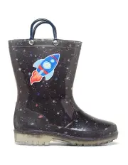 [Ciao] Charlie Galaxy Gumboots in Black