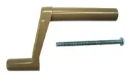 Barton Kramer 867C Tan Plastic Window Crank Handle 2.2 L x 3/8 Dia. in.