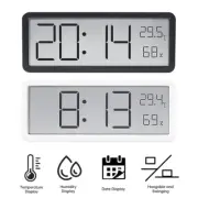 Digital Wall Clock Large Display for Living Room Office Bedroom Electronic Date
