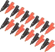 10 Sets Electric Insulated Test Clamp/Holder Brass Terminal Testing Clamps Insulators Clips for Electrical Testing 10A