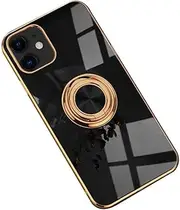 Luxury Shockproof Silicone Ring Case Stand Cover for iPhone 13 12 11 Pro Max AU