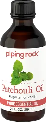 Patchouli Essential Oil | 2 fl oz | Aromatherapy | Body Oil | by Piping Rock