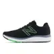 New Balance 680系列 男慢跑鞋-黑綠-M680NK7-4E