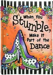 Blue Mountain Arts Mini Book (When You Stumble, Make It Part of the Dance)—Birthday Gift, Encouragement Gift, Women Friendship Gift, or Gift for Her by Suzy Toronto, 4 x 3 inches