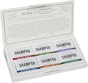 J·R·LIGGETT'S All-Natural 6 Variety Shampoo Bars .65oz. Sampler Pack, Support Strong and Healthy Hair-Nourish Follicles with Antioxidants and Vitamins-Detergent and Sulfate-Free, 6 Mini Shampoo Bars