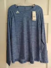Adidas womens volleyball HiLo jersey LS DP4333 blue spacedye L/XL active READ