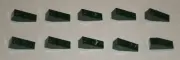 LEGO NEW 1x3 Dark Green Slope 25° Inverted (10x) 4583837 Brick 4287