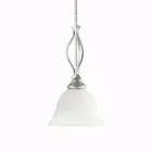 Quorum International 3110 Nickel Spencer Single Light 7-1/2"W Mini Pendant