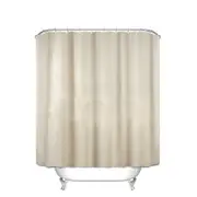 Waterproof Polyester Bath Shower Curtain with Hooks