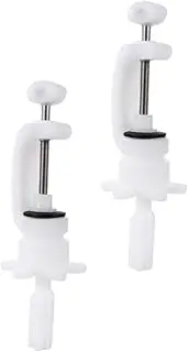 Beaupretty 2pcs Adjustable Mannequin Stand Clamp Hair Wigs Display Holder for Styling Training Sturdy Construction for Home Salon Use