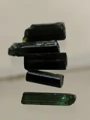 Natural Green Tourmaline Lot 21cts, 5pcs, TM-110, Natural Crystal, Afghanistan