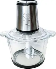 Electric Kitchen Chopper, Electric Meat Grinder, Mixer, 400 W, 2.5 L Glass, Meat Grinder with 4 Stainless Steel Blades for Meat, Onions, Fruit, Vegetables