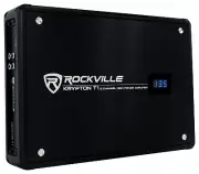 Rockville KRYPTON T1 1600 Watt Peak/400w RMS 2 Channel Car Amplifier w VoltMeter