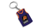 Phoenix Suns NBA Basketball Rubber Keyring with Team Logo Screen Print