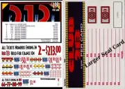Twin 213 Single Pull Tab game, 5W Tickets