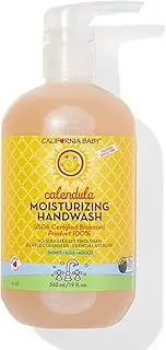 Calendula Moisturizing Hand Soap | Coconut Oil + Organic Aloe | 100% Plant-Based Liquid Soap | Allergy Friendly | Lavender Hand Soap for Sensitive Skin | 562 mL / 19 oz.