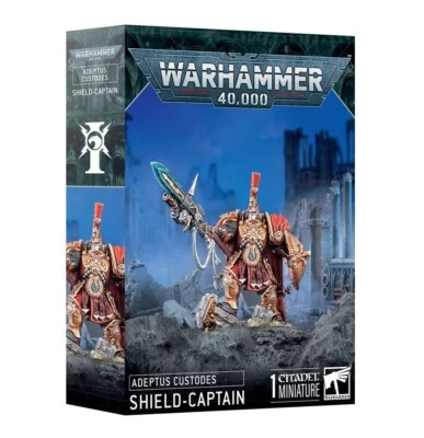 Adeptus Custodes: Shield-Captain - Warhammer 40K - Brand New, Factory Sealed