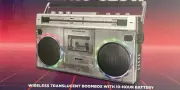 ION Audio Retro Modern Glow Boombox Cassette Player NEW BLUETOOTH LED LIGHTS