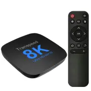 Transpeed 2+16G Android 13.0 TV Box ATV Dual Wifi with TV Apps 8K Video BT5.0+ RK3528 4K 3D Voice Media Player Set Top B