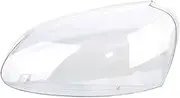 CLZCNQLX Car Front Headlight Lens Covers Transparent Housing Front Headlights Lens Shell Glass Lampcover Compatible for Golf 5 MK 5 Jetta 2005 2009(1pc Left)