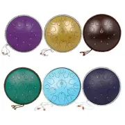 2023 Hand pan 14 inch 15 tone ethereal drum D key stainless steel tongue drum