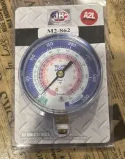 JB M2-862 Illuminating Manifold Gauge 3-1/8" Blue Pressure High Side G-18