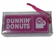 Dunkin Donuts Pink Donut Box 2010 Ornament ‘Time to Make the Donuts’ NEW In Box!