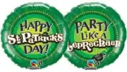 PMU Happy St. Patrick's Day Party Like A Leprechaun 18" Mylar Foil Balloon Pkg/1