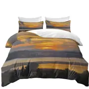 Art Painting Corfu Sunset Quilt Cover