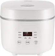 Mini Rice Cooker 3-cups Uncooked, 1.6L Portable Non-Stick Small Travel Rice Cooker Smart Control Multifunction Cooker with 24 Hours Timer Delay & Keep Warm Function