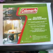 Coleman Company Standard Shape Lantern Replacement Globe, Clear New!
