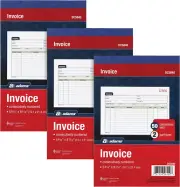 Invoice Book 3 Pack, 2 Part Carbonless Invoices, 50 Sets per Book (DC5840-3)