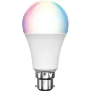 AM NewTechnologies WiFi LED RGB Smart Light Bulb B22, 9W, Dimmable, Bio-Rhythm Lighting Via Tuya App Remote Control Enabled 180 degrees Beam Angle (2 Years Warranty) [LBB2201]