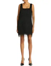 [Sass & Bide] Dolce Fringe Dress in Black