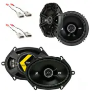 Fit Ford Escort/ZX2 1997-2004 Factory Speaker Upgrade Kicker DSC65 DSC68 Package