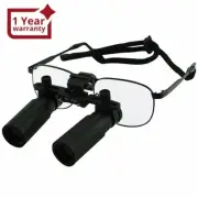 6.0x Magnification Dental Loupes, Prismatic Keplerian Style Nickel Alloy Frame