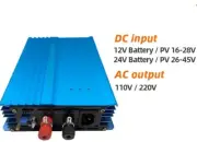 MPPT Micro Inverter Grid Tie Inverter Pure Sine Wave PV Panels Battery Discharge