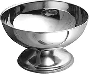 ABOOFAN Stainless Steel Dessert Bowls Ice Cream Bowls Footed Dessert Cups Fruit Bowl Cereal Bowls Snack Serving Bowls Soup Bowls Cake Nuts Candy Cup Containers Dinnerware Tableware