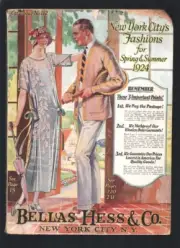 MAG: Bellas Hess & Co. Fashion Catalog #112 1924-300+ pages of women & child...