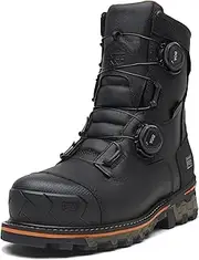[Timberland PRO] Men's Boondock Boa 8 Inch Composite Safety Toe Waterproof Puncture Resistant Industrial Work Boot