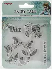 ScrapBerry's Fairy Tale Clear Stamps S-6, NEW