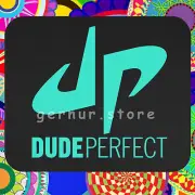 Dude Perfect Logo Famous Vlogger Logo Black Mousepad Desk Mat Gaming Mouse Pad