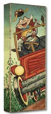 The Wild Ride 24x9 Disney Wall Art Mr Toad Treasures on Canvas by Trevor Carlton