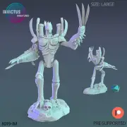 Alien Robot Servant C | Invictus Miniatures | RPG Wargaming 3D Printed Miniature